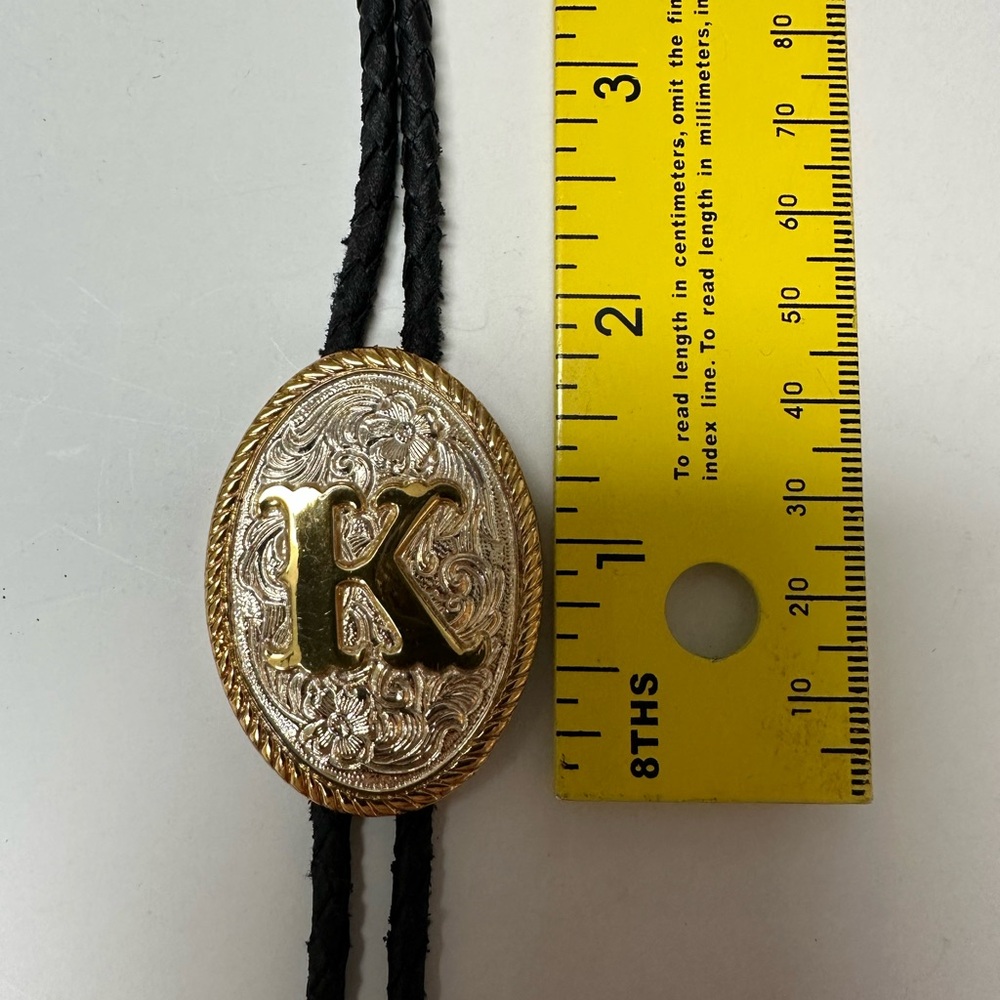 Aminco Gold and Silver Bolo Tie - Picture 5 of 6